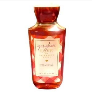 Bath & Body Works Red Body Wash Gingham Love NEW
